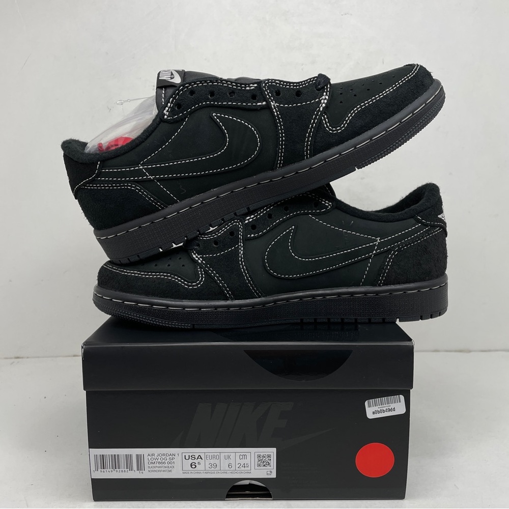 Nike Air Jordan 1 Retro Low OG SP Travis Scott “Black Phantom” 2023 - Picture 3 of 4